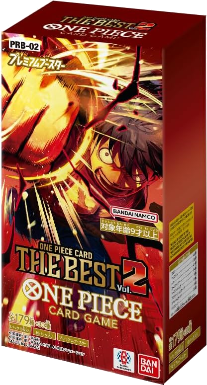 One Piece Card Game THE BEST vol.2 (PRB-02) Booster Box japanisch, 10 Packs